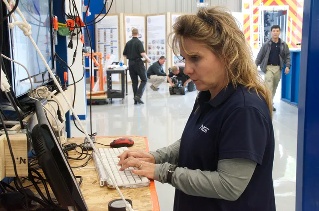 Ann Marie Virts, NIST technician and test method developer, syncs test data from one of the robot tests at the Robot Test Facility console. Development of test methods at the NIST Robot Test Facility is funded in part by the NIST Office of Law Enforcement Standard's Counterterrorism and Response Tec. Using a sandbox before connecting live business accounts
